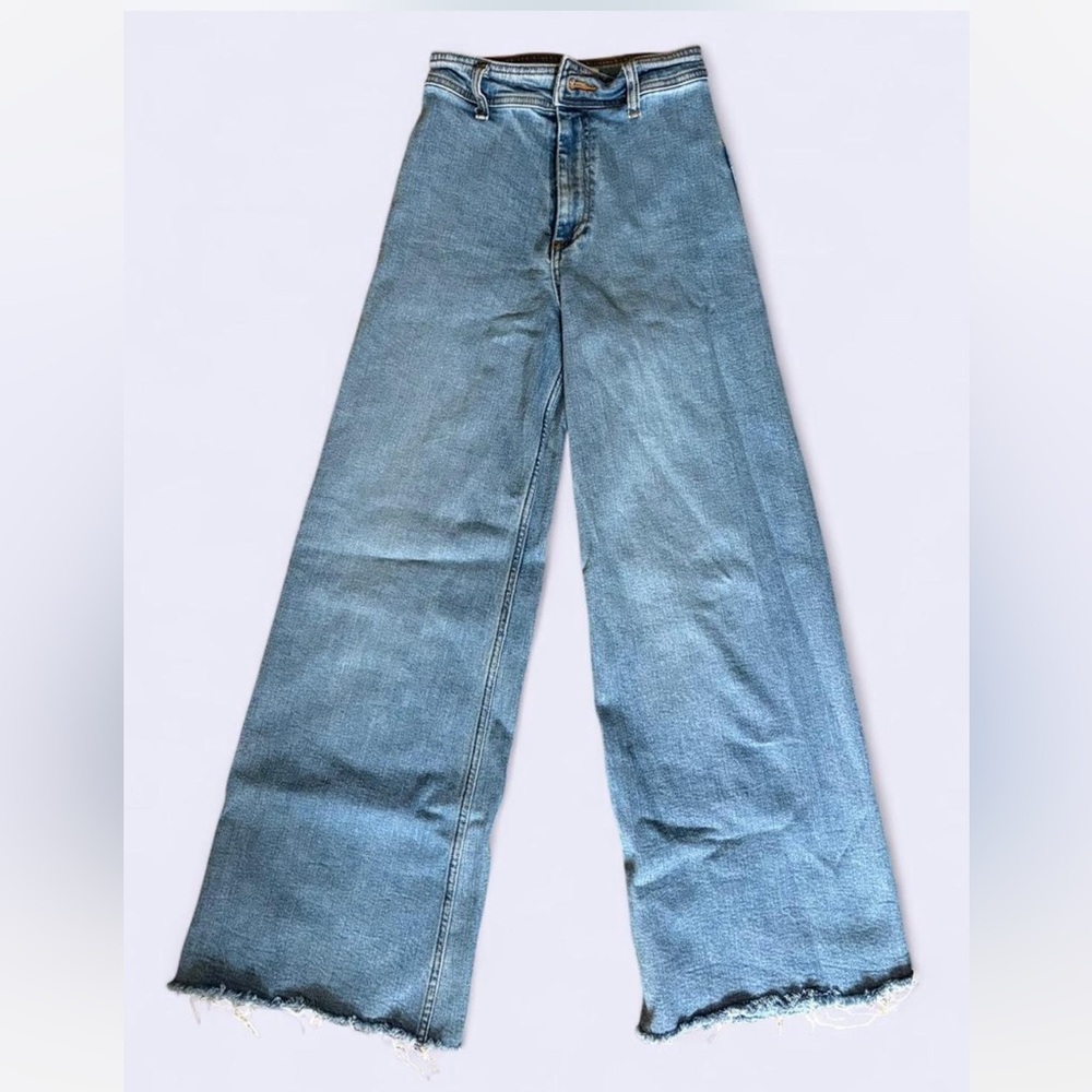 Zara Light Blue Flare Jeans